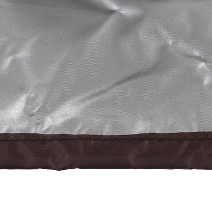 Outdoor Bathtub Dust Cover 190 Silver Coated Polyester Taffeta Waterproof Hot Spring Cover Quadrate Spa Bath Rainproof Cover 210x210x30cm Brown