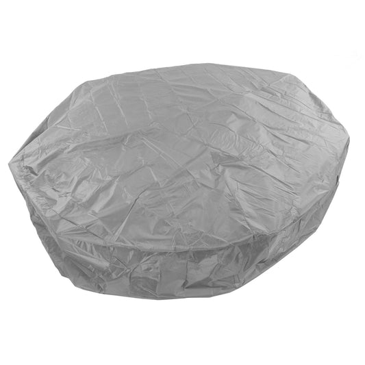 Outdoor Furniture Dust Covers Round Bathtub Cover 190 Silver Polyester Taffeta Hot Tub Waterproof Cover 215x70cm Grey