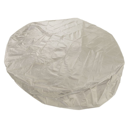 Outdoor Furniture Dust Covers Round Bathtub Cover 190 Silver Polyester Taffeta Hot Tub Waterproof Cover 215x70cm Beige