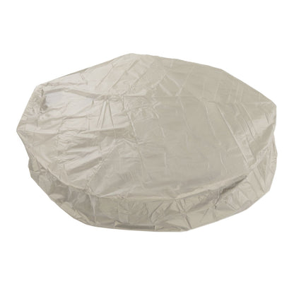 Outdoor Furniture Dust Covers Round Bathtub Cover 190 Silver Polyester Taffeta Hot Tub Waterproof Cover 215x70cm Beige