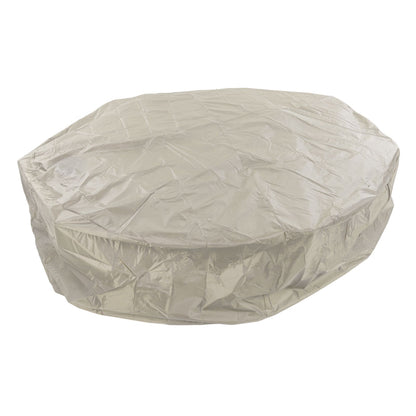 Outdoor Furniture Dust Covers Round Bathtub Cover 190 Silver Polyester Taffeta Hot Tub Waterproof Cover 215x70cm Beige