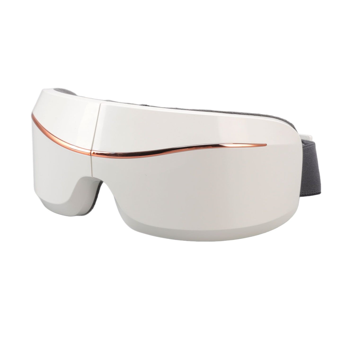 Eye Massager Smart Bluetooth Heating Vibration USB Charging Eye Massage Machine for Home Dorm White