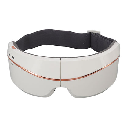 Eye Massager Smart Bluetooth Heating Vibration USB Charging Eye Massage Machine for Home Dorm White