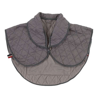 Shoulder Heating Pad Cold Proof Polyester Fiber USB Power Supply Unisex Electric Heated Shawl for Winter Grey