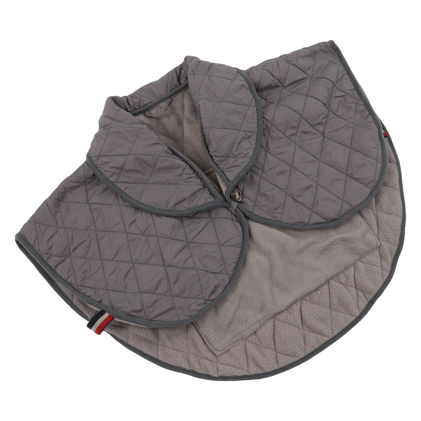 Shoulder Heating Pad Cold Proof Polyester Fiber USB Power Supply Unisex Electric Heated Shawl for Winter Grey