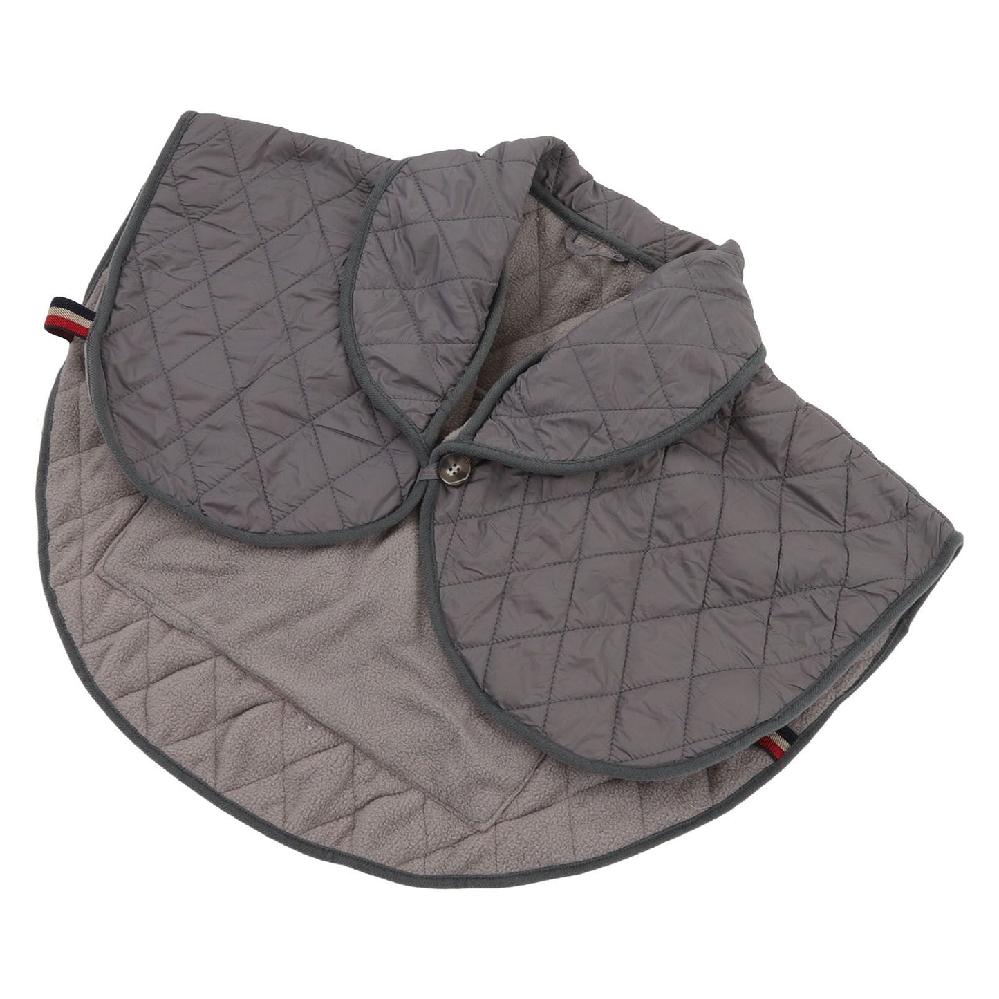 Shoulder Heating Pad Cold Proof Polyester Fiber USB Power Supply Unisex Electric Heated Shawl for Winter Grey