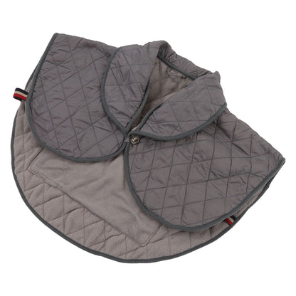 Shoulder Heating Pad Cold Proof Polyester Fiber USB Power Supply Unisex Electric Heated Shawl for Winter Grey