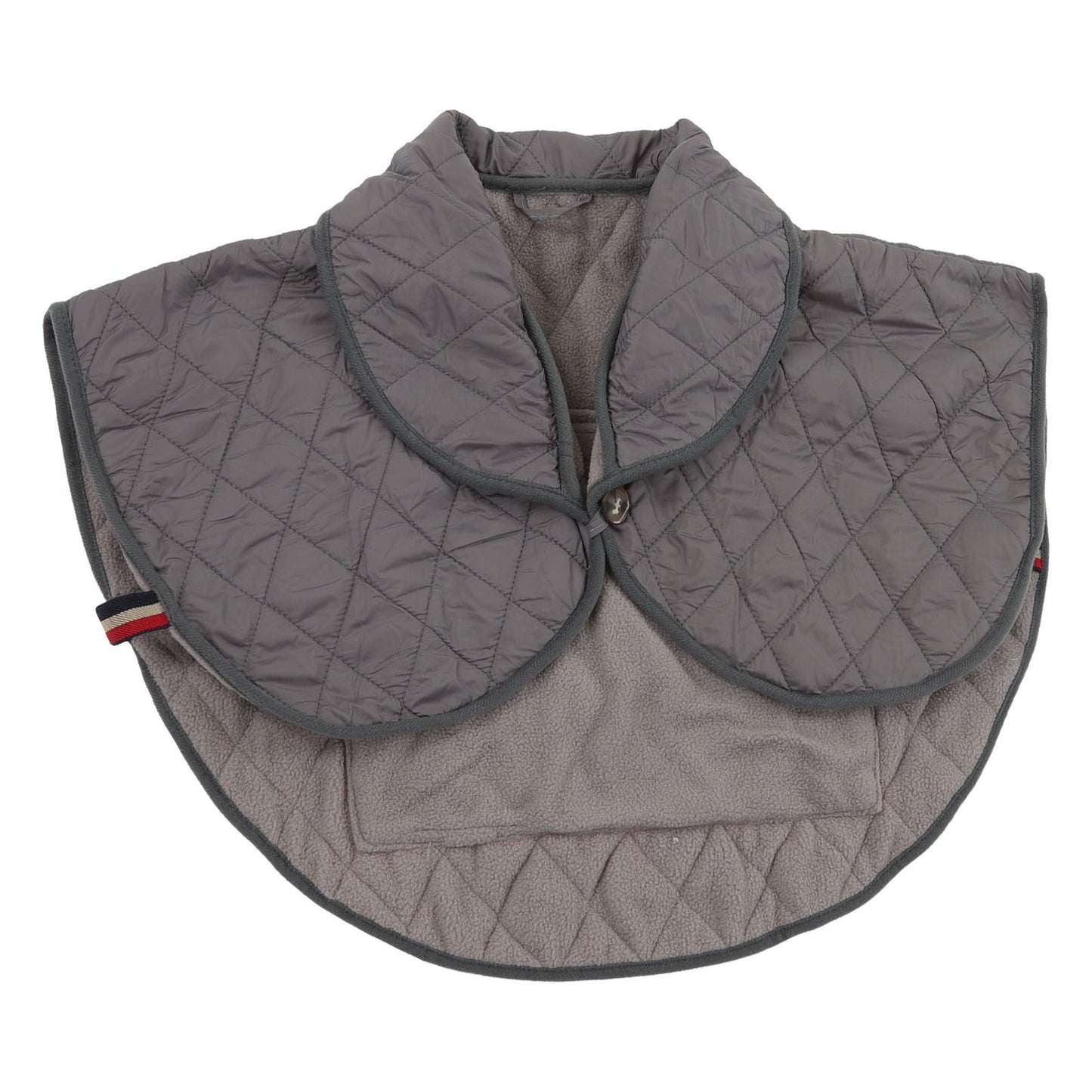 Shoulder Heating Pad Cold Proof Polyester Fiber USB Power Supply Unisex Electric Heated Shawl for Winter Grey