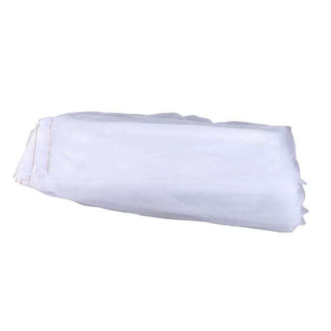 Table Cloth Soft Fluffy Stretchy Tulle Wedding Table Runner Table Skirt Wedding Table Decorations White 183x75cm (6x2.5ft) Hover Image
