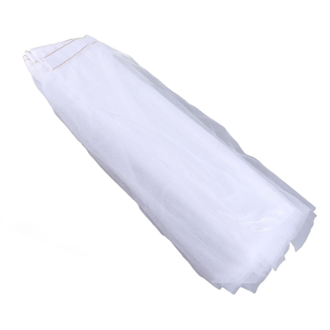 Table Cloth Soft Fluffy Stretchy Tulle Wedding Table Runner Table Skirt Wedding Table Decorations White 183x75cm (6x2.5ft) Main Image