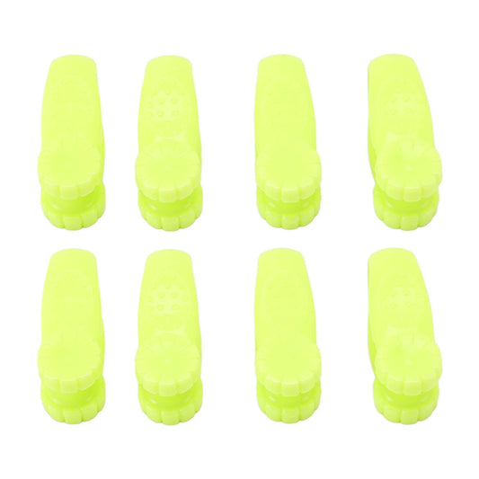 8PCS Hand Pressure Point Tool Plastic Hand Acupressure Clip for Between Thumb and Index Migraine Headache Relief Green