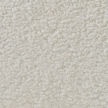 92-inch high-quality teddy fur fabric corner sofa - White