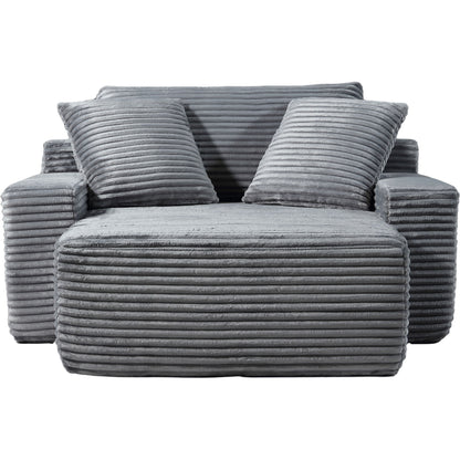 Modern Minimalist Modular Sofa - Light Grey