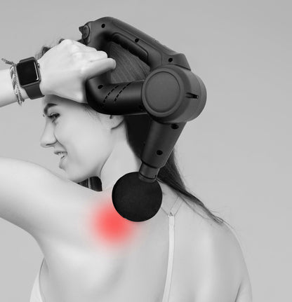 FitSmart Pro Vibration Therapy Massage Device Black And White.