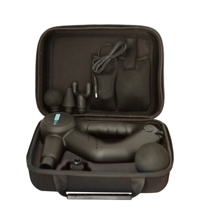 FitSmart Pro Vibration Therapy Massage Device Black And White.