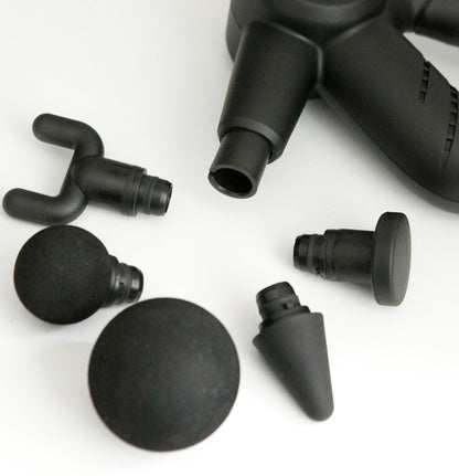 FitSmart Pro Vibration Therapy Massage Device Black And White.