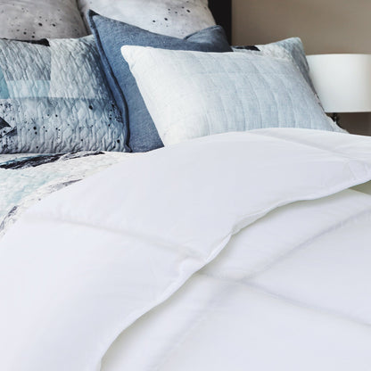 Royal Comfort 500GSM Plush Duck Feather Down Quilt Ultra Warm Soft - All Seasons - Double - White