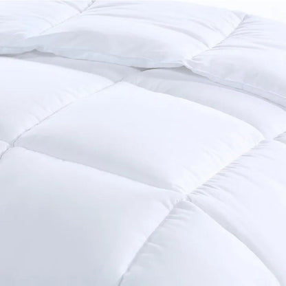 Royal Comfort 500GSM Plush Duck Feather Down Quilt Ultra Warm Soft - All Seasons - Double - White
