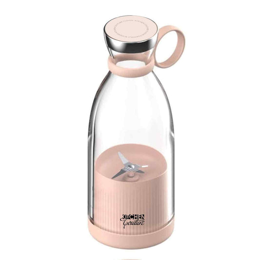 Kitchen Couture Fusion Portable Blender Electric Hand Held Mixer Shaker Maker - Pink.