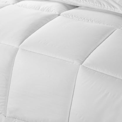 Royal Comfort Quilt 50% Duck Down 50% Duck Feather 233TC Cotton Pure Soft Duvet - King - White