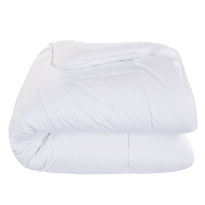 Royal Comfort Quilt 50% Duck Down 50% Duck Feather 233TC Cotton Pure Soft Duvet - King - White