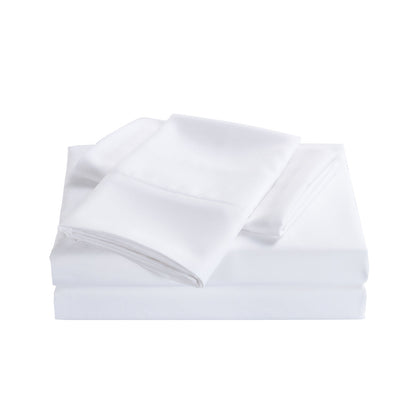 Royal Comfort 2000 Thread Count Bamboo Cooling Sheet Set Ultra Soft Bedding - King - White