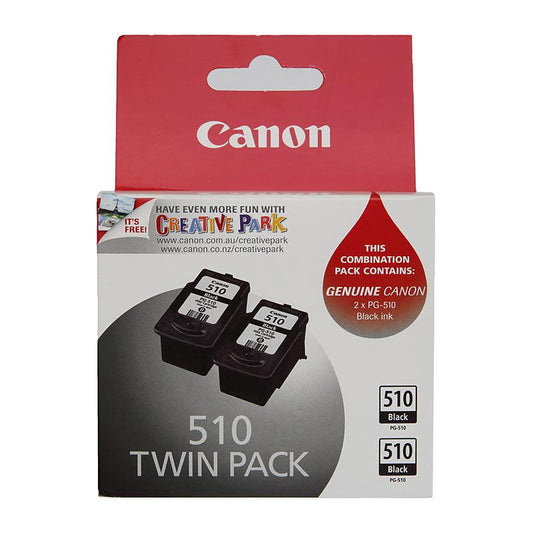 CANON PG510 Black Ink Twin Pack.