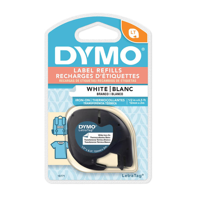 DYMO LetraTag Iron-OnTpe 12mmX2M Hover Image
