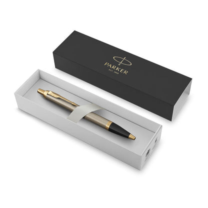 PARKER IM BrshMetal Ball Pen Med Blu.