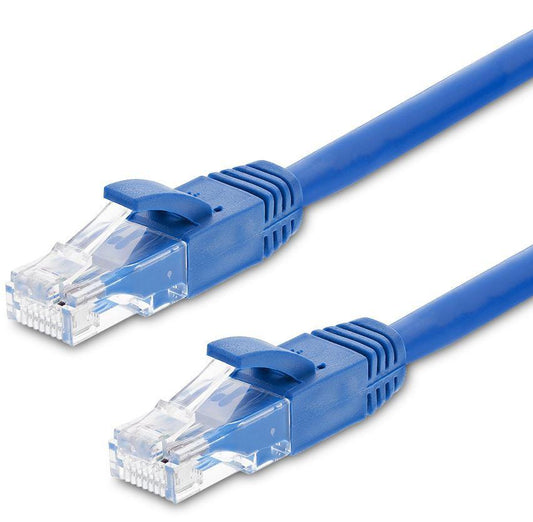 ASTROTEK CAT6 Cable 0.5m/50cm - Blue Color Premium RJ45 Ethernet Network LAN UTP Patch Cord 26AWG.