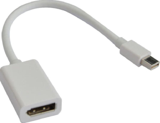 ASTROTEK Mini DisplayPort DP to DisplayPort DP Adapter Converter - 20 pins Male to Female Nickle Plated RoHS.