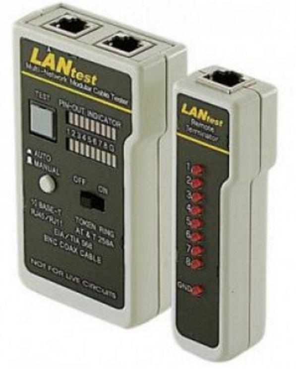 ASTROTEK RJ45 RJ11 Coaxial Network Ethernet LAN Phone Cable Tester Wire Tracker.
