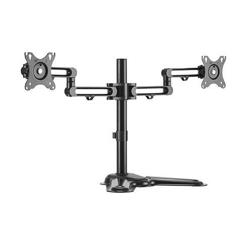 Brateck Dual Monitor Premium Articulating Aluminum Monitor Stand Fit Most 17"-32" Monitors Up to 8kg per screen.