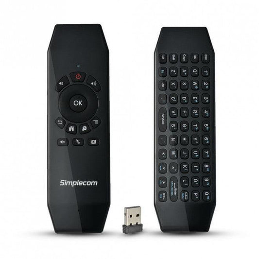 Simplecom RT150 2.4GHz Wireless Remote Air Mouse Keyboard with IR Learning.