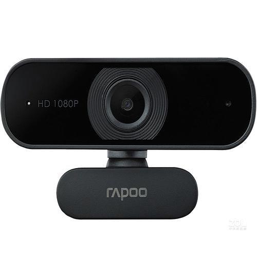 RAPOO C260 Webcam FHD 1080P/HD720P, USB 2.0 Compatible Win7/8/10, Mac OS X 10.6 or above, Chrome OS and Android V5.0 or above - Ideal for TEAMS, Zoom.
