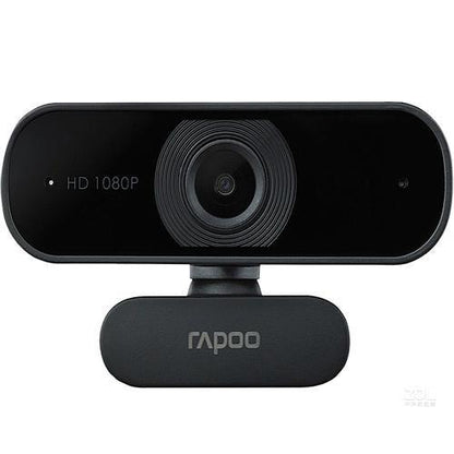 RAPOO C260 Webcam FHD 1080P/HD720P, USB 2.0 Compatible Win7/8/10, Mac OS X 10.6 or above, Chrome OS and Android V5.0 or above - Ideal for TEAMS, Zoom.