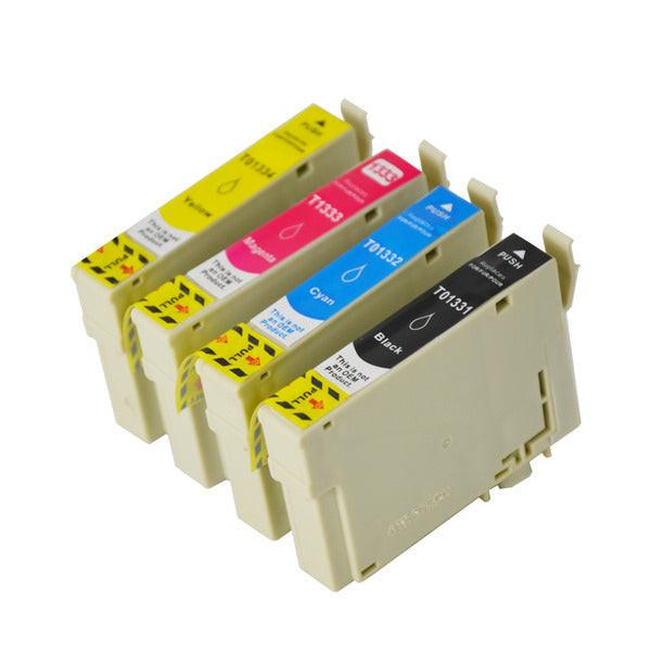 133 Compatible Pigment Series Inkjet Set 4 Cartridges [Boxed Set] Hover Image