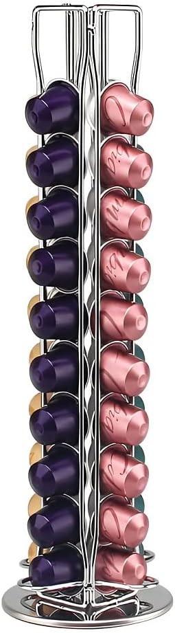 Coffee Pods Holder Storage Compatible with 40 Nespresso Pods.