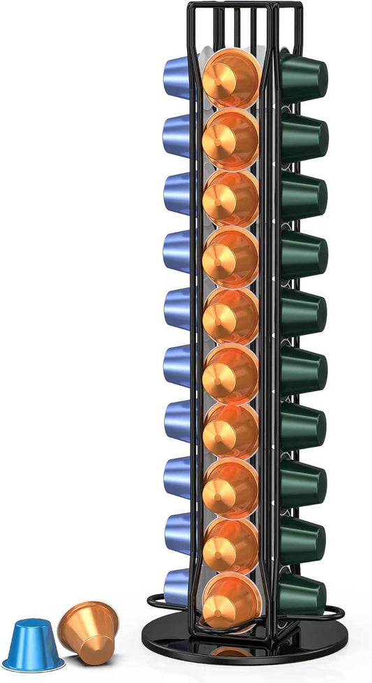 Coffee Pods Holder Storage Compatible with 40 Nespresso Pods.