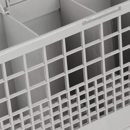 CARLA HOME 8 Slot Universal Dishwasher Cutlery Basket with Handle and Lid which Fits Most Brands (240mm X 135mm X 122mm).