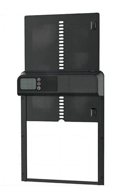 CARLA HOME Automatic Chicken Coop Door with Timer & LCD Screen, Anti-Pinch Safety, Easy Battery Operation & Weatherproof for Outdoor Coops.