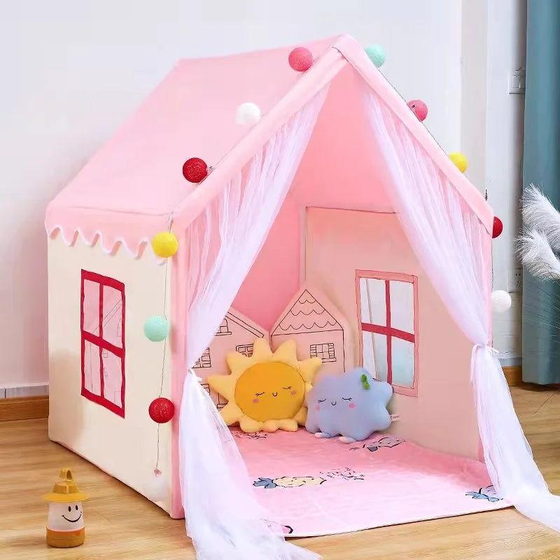 Pink Baby Tent for Girls Indoor & Outdoor Play.
