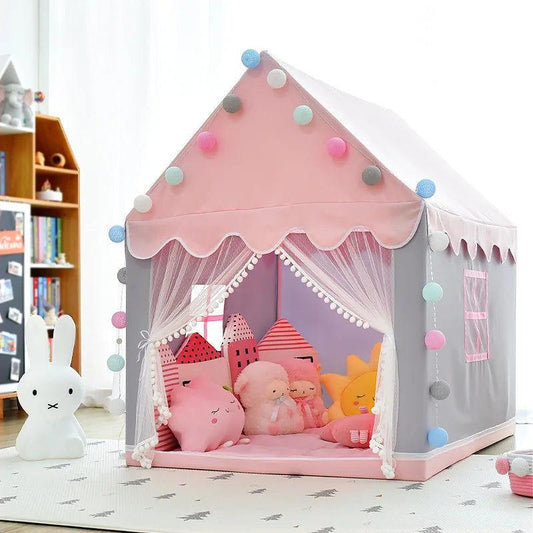 Kids Play Tent Wigwam Large Pink Princess Castle.