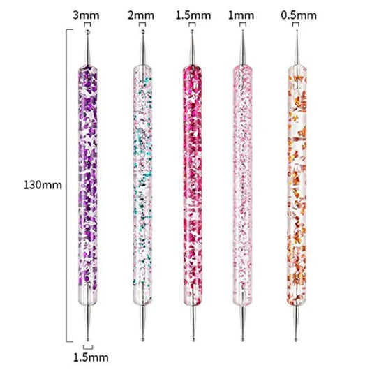 31Pcs Nail Art Brushes and Dotting Tools.