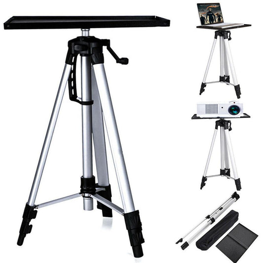 Adjustable Aluminium Laptop Projector Tripod Stand 52-140cm.