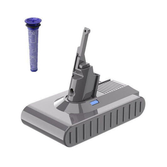 8000mAh Sony Cell Battery + Filter for Dyson V8 SV10 Vacuum Cleaner.
