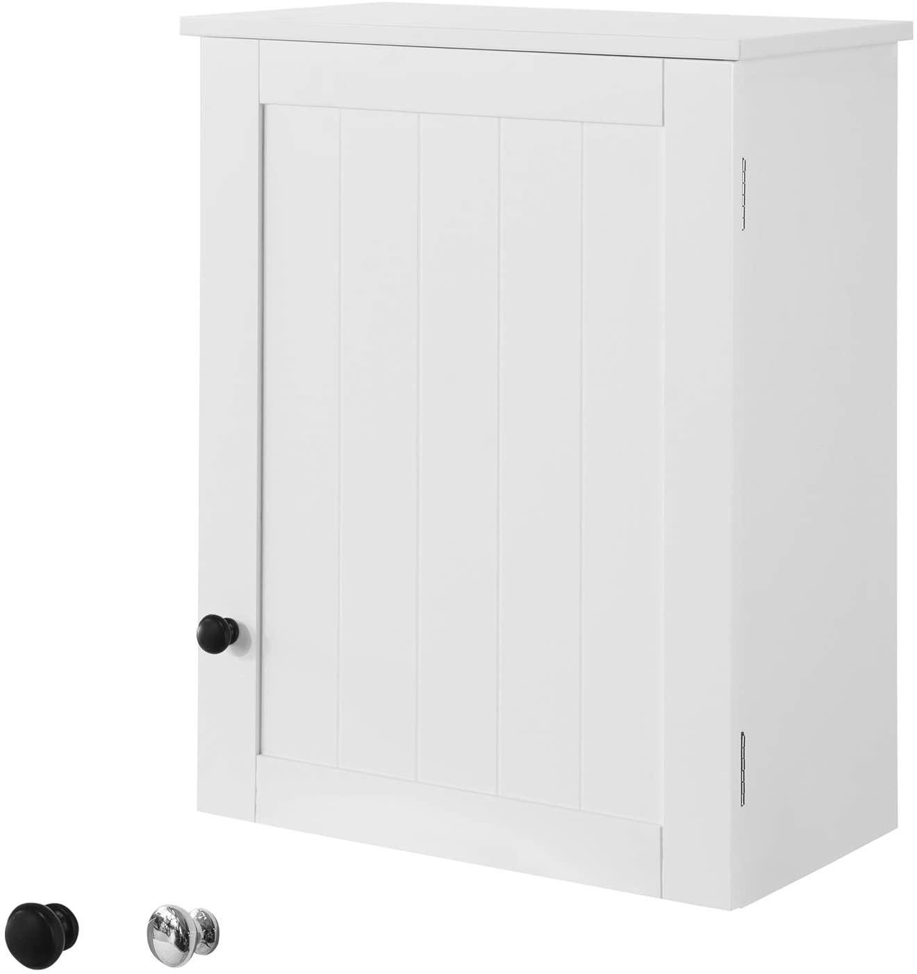 White Wall Cabinet with Door 40x52cm.