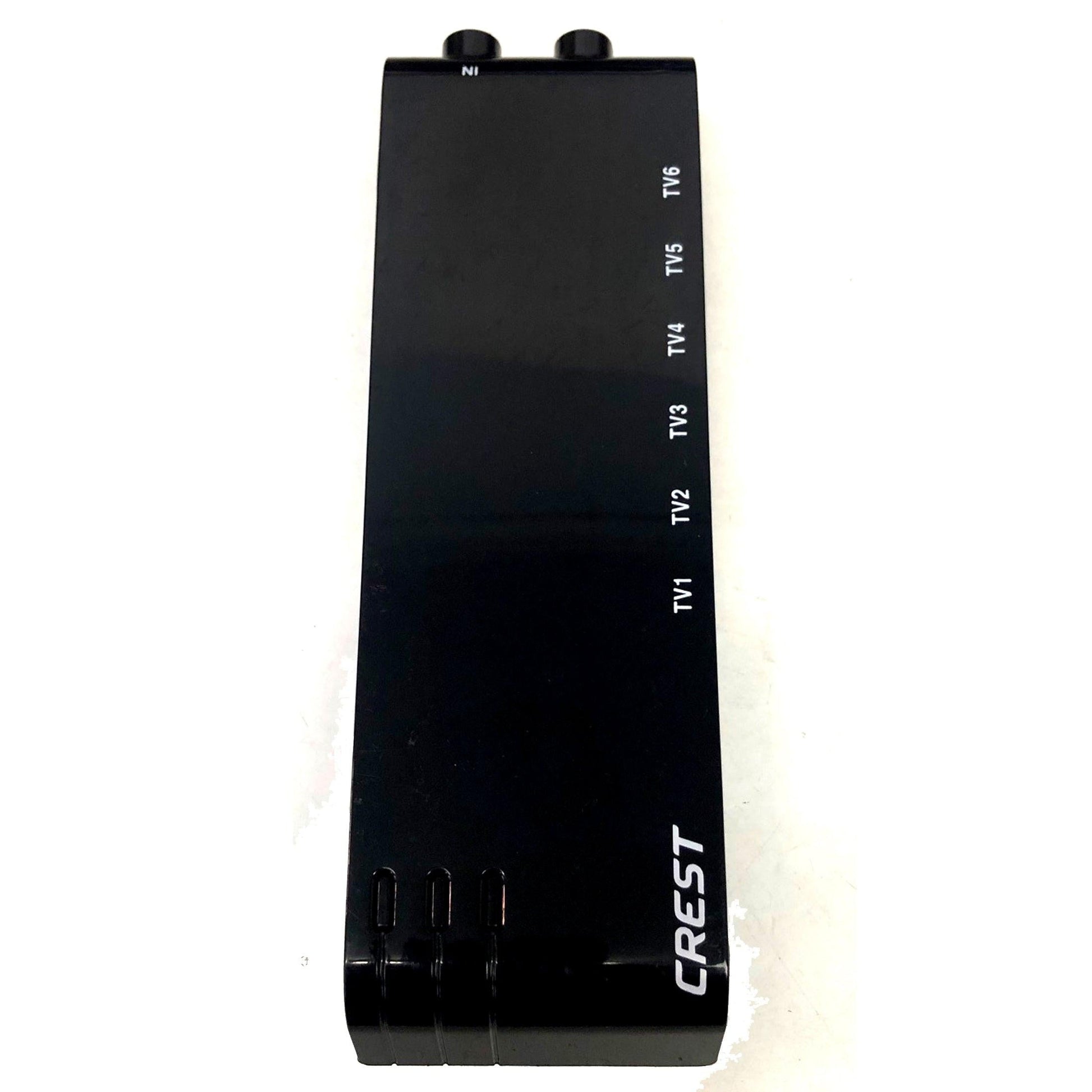 Crest UHF VHF Digital TV Signal Splitter Distributor 6 Outputs.
