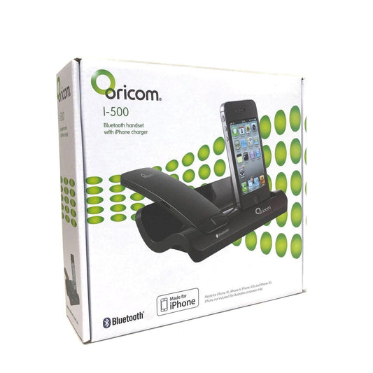 Oricom 30 Pin iPhone 4 4s iPod Charger & Cordless Bluetooth Handset black.