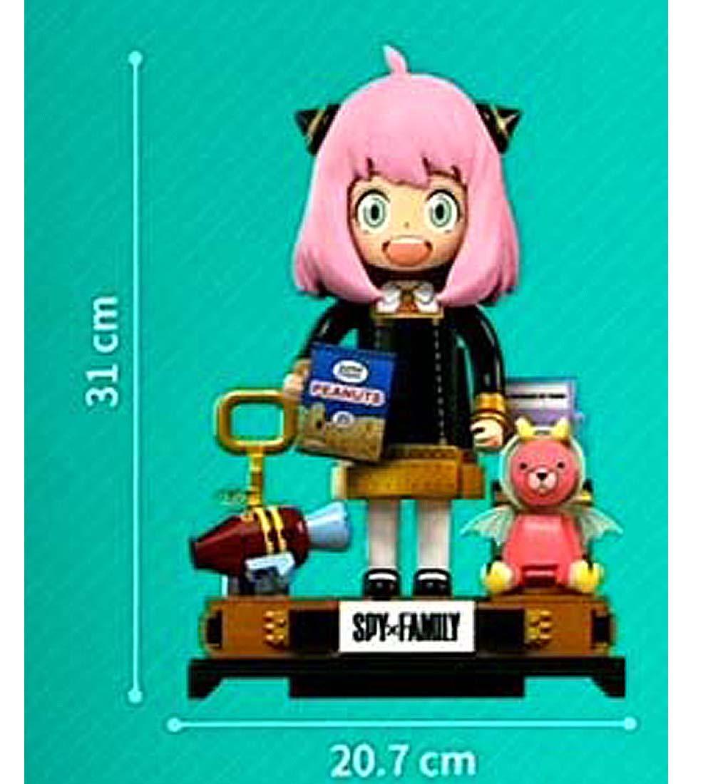 Kalos 31cm Anya Forger Face Changing Building Block Figure Spy X Family.